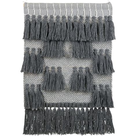 Wandbehang JIWA Baumwolle 106 cm Grau (1/5)
