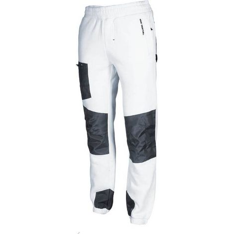 Jogging de Travail Amy - Taille XL - Blanc/Gris - Résistant et Confortable - D-Work