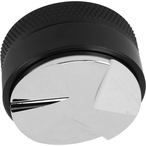 Tasseur à café, niveleur à café, outil de distribution de café, acier inoxydable 304 noir, 58 mm (1/5)