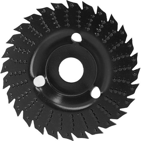 Disque à sculpter le bois, meule à 28 dents, 12,7 cm (5 pouces), outil de coupe et de façonnage pour le travail du bois