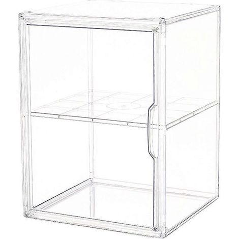 Présentoir transparent en forme d'échelle, boîte de rangement 27 x 25,5 x 36 cm (1/5)