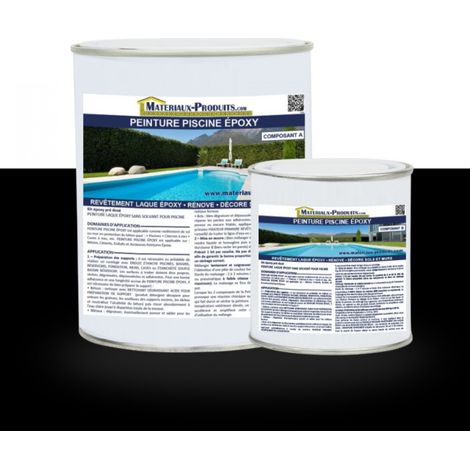 Peinture Piscine Epoxy - 1 Kg Noir - MATPRO