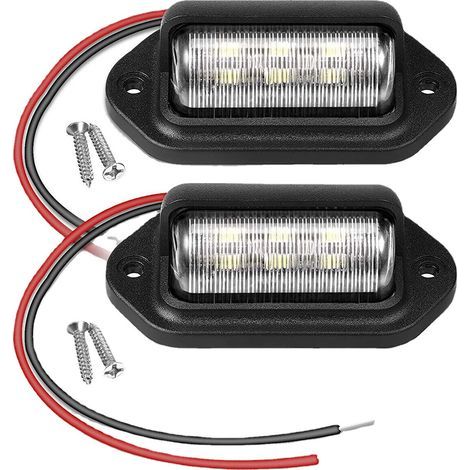 LED-Kennzeichenbeleuchtung eBay Amazon 6 LED Seitenrücklicht für LKW/Anhänger SRK-306 (1/5)