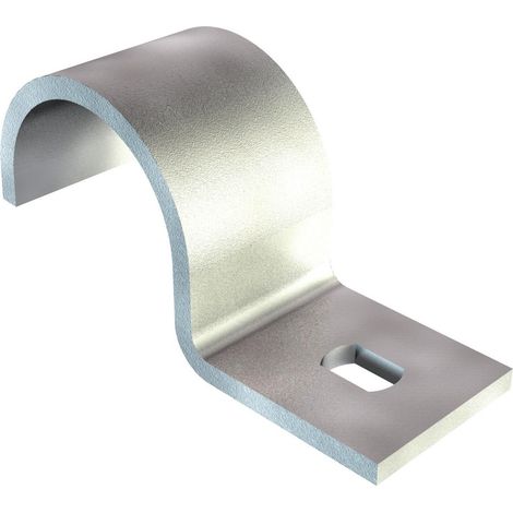OBO Bettermann Abrazadera de fijación de una oreja 20mm acero galvanizado en caliente, 1014137