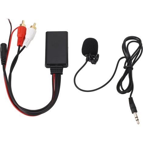 Adaptateur Bluetooth AUX 2 RCA – Mains libres avec microphone pour Alpine Pioneer (1/5)