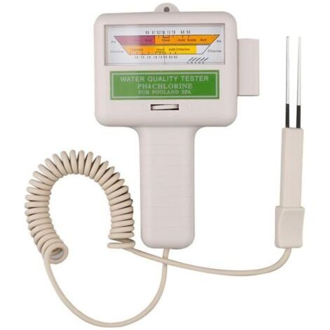 Chlor-pH-Wassermessgerät-Tester-Set, tragbares digitales Analysegerät