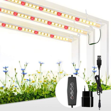 Lampe horticole LED 60 W à spectre complet, type lumière du soleil, pour la croissance des plantes d'intérieur KLB-AquaForge (1/5)