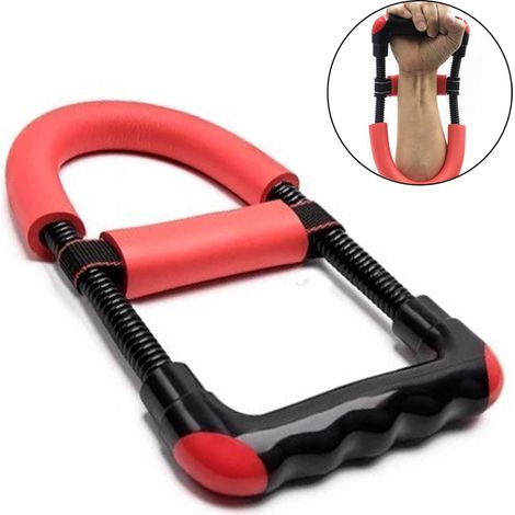 Renforceur De Poignet - Ressorts En Acier Carbone - Pad Stabilisateur En Mousse 10 mm - Pour Rééducation Et Renforcement Des Avant-Bras - 1 Pièce (1/5)