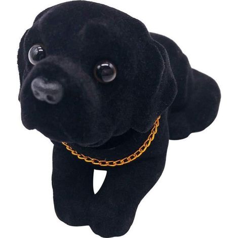 Wackelkopffigur Hund Labrador mit schwingendem Kopf für Auto & Zuhause (1/5)