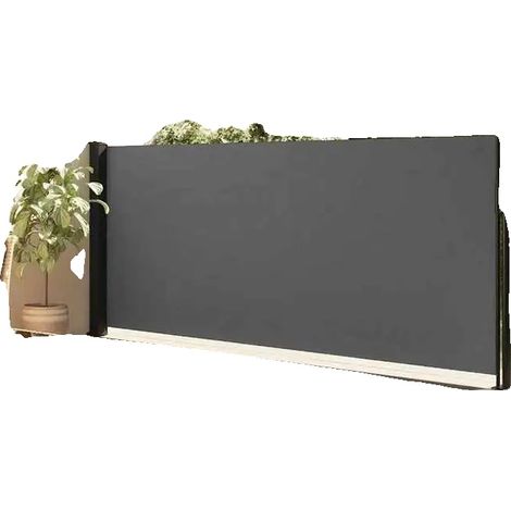 Store latéral rétractable, protection UV, résistant aux intempéries, Anthracite (1/2)