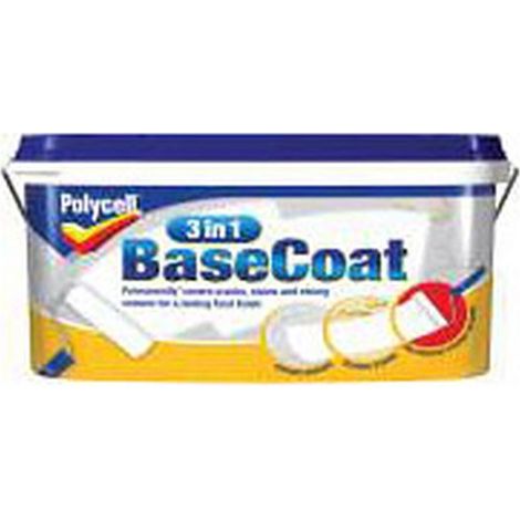 Polycell 3 in 1 Basecoat Undercoat - 5 Litres