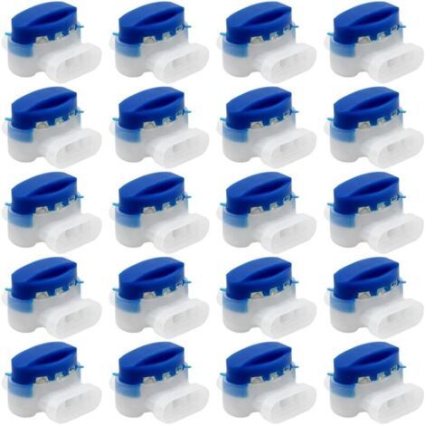 20 Pièces connecteurs de câble - 314 connecteurs de câble remplis de gel résines terminaux - Connecteur Étanche raccords de câbles pour jardin extérieur robot voiture Tondeuse (1/5)