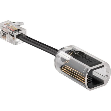 goobay Telefonhörerkabel-Entwirrer (Anti-Twist-Adapter), verhindert das Verknoten von Telefonhörerkabeln (58856) (1/4)