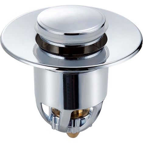 Bouchon De Drain De Lavabo - Filtre Anti-Obstruction En Acier Inoxydable - Convient Pour Trou De Drain De 34 À 40 Mm - 1 Pièce (1/5)