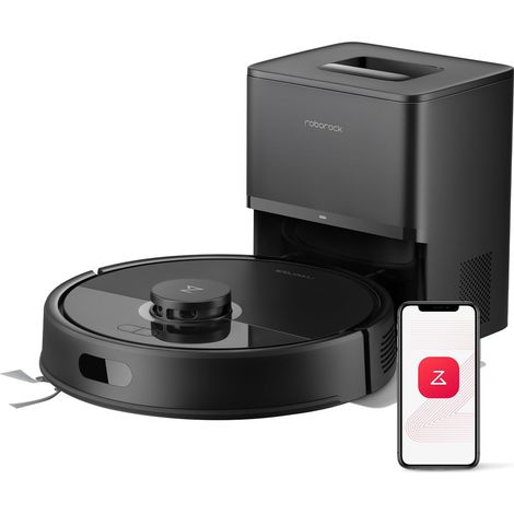 [PRODUIT RECONDITIONNÉ] Roborock – Aspirateur robot 2 en 1 avec station de lavage – Aspiration 8000 Pa – Navigation LiDAR – Nettoyage jusqu'à 220 m² – Application et commandes vocales