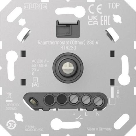 Jung Termostato ambiente (NC) 230 V RTR 230