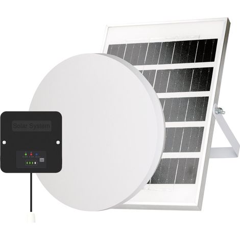 Plafonnier solaire LED Telfer 6W 6500K