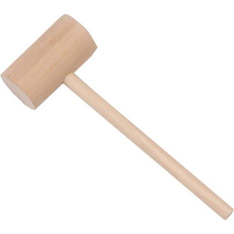 Lot de 12 mini marteaux en bois pour frapper les gâteaux, jouet éducatif pour enfants (ronds) (1/5)