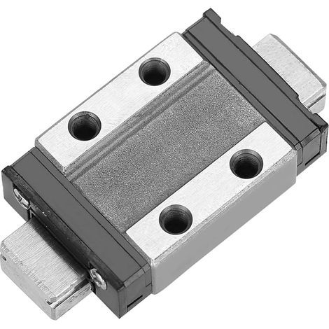 Rail de guidage linéaire, 40 mm LML9B Guide Linéaire du Rail, Largeur du rail 9mm, Guide Linéaire Coulissant Avec Bloc de Chariot, Mini Rails Linéaires Pour Imprimante Et Machine CNC 3 Dimensions