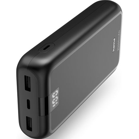 Powerbank Hama Performance 20 20000 mAh 1x USB-C, 2x USB-A pantallas 1 unidad. (1/5)