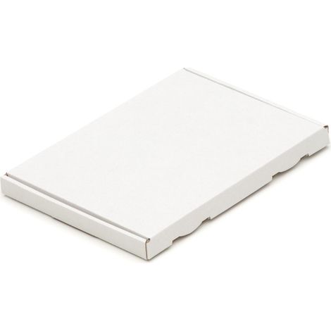 100 Großbrief 220 x 155 x 15 Großbriefkartons DIN A5 Postkarton Weiss (1/4)