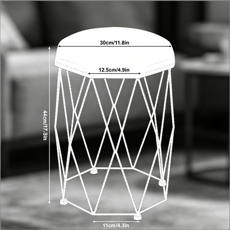 Coiffeuse élégante avec tabouret de maquillage, coiffeuse avec tiroir, bureau (uniquement avec coiffeuse et tabouret de maquillage)