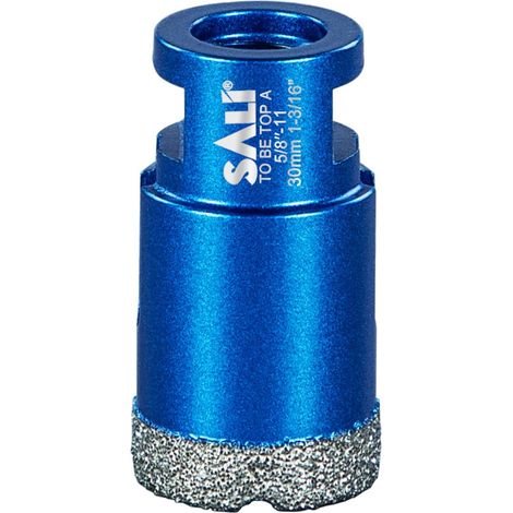 Foret diamanté pour carrelage 30 mm, filetage M14, foret à sec, foret diamanté, kit de forets pour verre, scie cloche pour céramique, granit, porcelaine, carrelage, grès cérame, maçonnerie, marbre (1/5)
