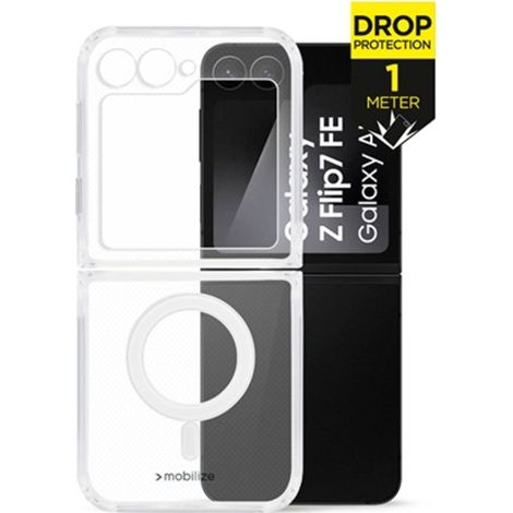 Mobilize PC Back Cover Transparente Magnético Samsung Galaxy Z Flip 7 FE