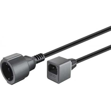 WentronicGoobay 55528 cavo di alimentazione Nero 1,5 m CEE7/7 Accoppiatore C14 (1/3)
