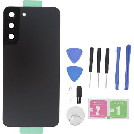 Ersatz-Glasrückseite für Samsung Galaxy S22 Plus S906U S906F, schwarze Rückseite, Ersatzteil für Handyreparaturen (1/5)