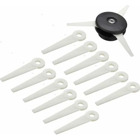 Tête de débroussailleuse + 12 lames de coupe pour STIHL POLYCUT 6-3 FS38 FS40 FS45 (1/5)