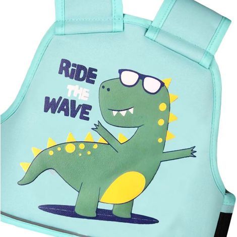 Kindersicherheitsgurt für Elektromotorräder, Fahrgurt, Babygurt für batteriebetriebene Autos, Kinderschutzgurt, grüner Dinosaurier (1/5)