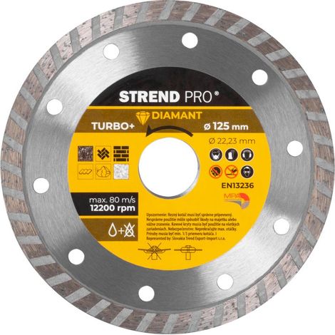 Scheibe Strend Pro 521C, 125 mm, Diamant, Turbo +