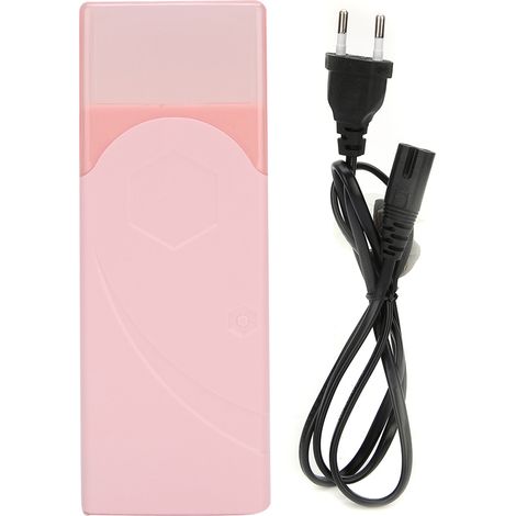 Chauffe-cire épilation 100G portable pour jambes, mains, pieds - Rose, prise UE 220V (1/5)