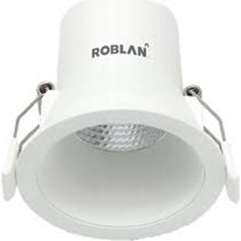 Downlight Led 6W encastré et dimmable Roblan  3000K - Blanc
