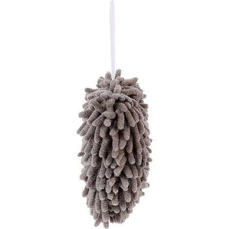 Serviette en chenille originale à la forme sphérique . Séchage rapide et confort optimal . Petite su (1/5)
