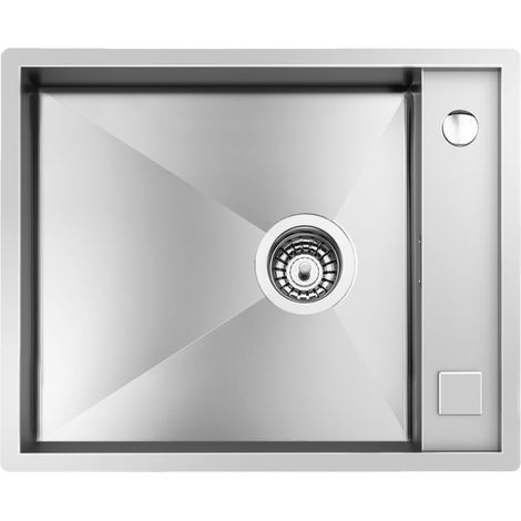 Foster Quadra Lavabo sobre-encimera Rectangular Acero inoxidable (1/2)