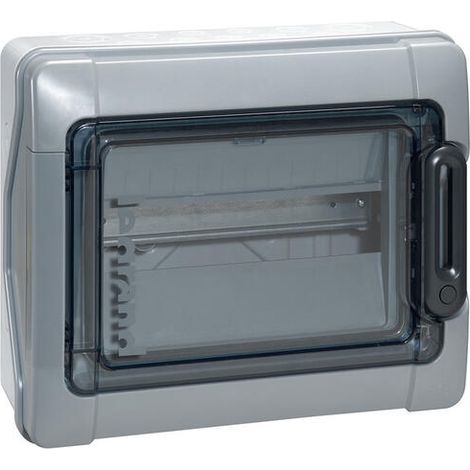 Scatola stagna Plexo³ 12 moduli con terminali a perforazione diretta premontati IP65 IK09 - Grigio - LEGRAND