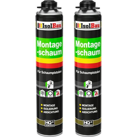 IsolBau Pistol Mounting Foam B2 Montageschaum 2 x 750 ml (1/5)