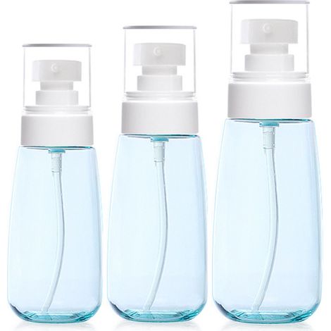 Flacon Vide Rechargeable - Pour Savon Liquide Et Crème Visage - Usage Voyage Et Sac À Main - Ensemble De 3 Pièces (1/5)