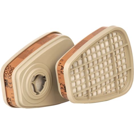 Filtro gas 6000 A2 (2P) 3M 6055P02