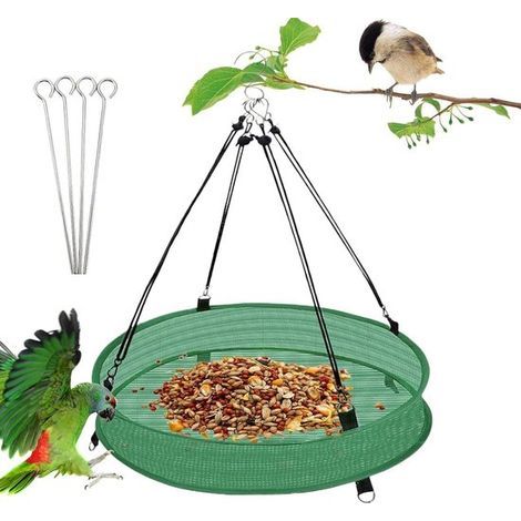 Vogelfutterhaus für draußen – 50 cm – Hängende Futterplattform – Vogelfütterung (1/5)