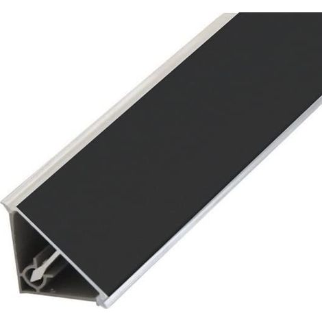 Evotrade – Crédence de cuisine noire 2 mètres en PVC – Protection imperméable – Résistante aux taches – Accessoires inclus (1/5)