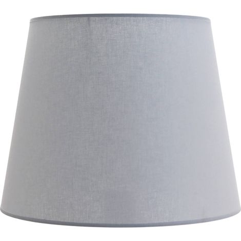 Stoff Lampenschirm für Stehlampe E27 Grau WILLOW (1/5)