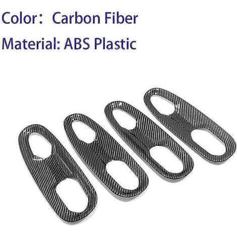 Türgriffabdeckungen, Armlehnen-Schutzaufkleber für Toyota Sienna 2022/2023 – ABS/Carbonfaser