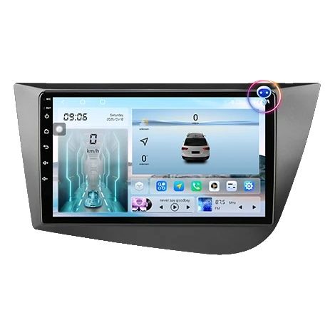Sistema multimedia para coche, pantalla táctil, compatible con Seat Leon 2 MK2 2005-2012, T3L Plus-MIC (1/2)