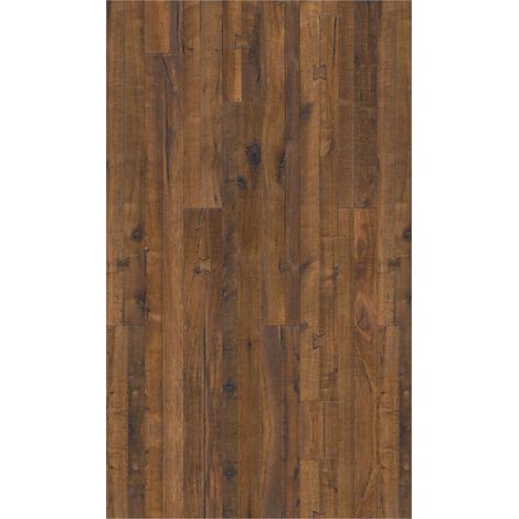 Panneau mural douche en alu-composite VIPANEL - Bois Décor Chêne Foncé - Finition Mat Perle - 150x255cm (1/5)