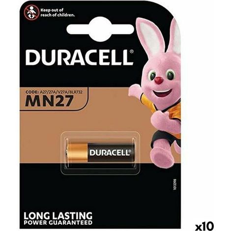 Duracell MN27 Pila Alcalina 12V Negra y Naranja