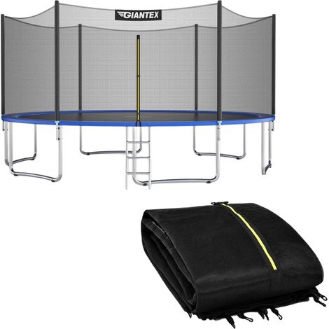 Trampoline safety net for 366 cm round frames with zipper