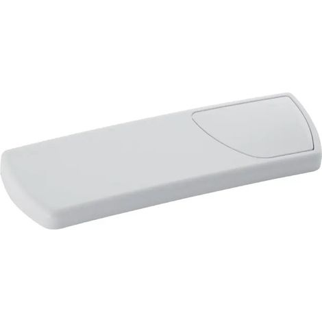 Geberit – Couvercle de réservoir WC apparent – Plaque de commande – Blanc alpin – Compatible avec réservoirs AP140 – Rinçage interrompable